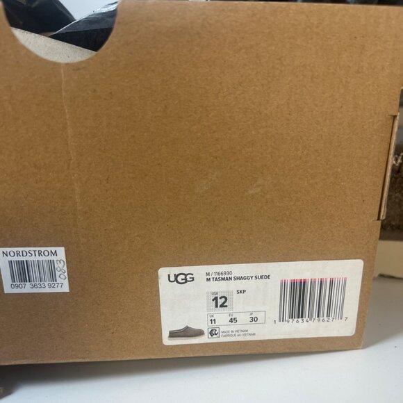 UGG Tasman Shaggy Suede Slippers Men Winter Shoes Size US12 - Picture 11 of 12